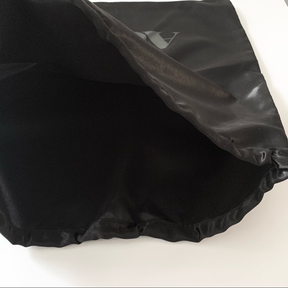 ACNE STUDIO | 1PC CANVAS DUST BAG BIG WITH DRAWSTRING ORIGINAL LOGO BLACK - Picture 6 of 7